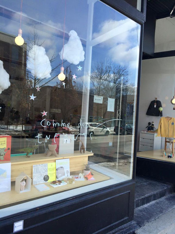 Atelier à la boutique Comme des enfants